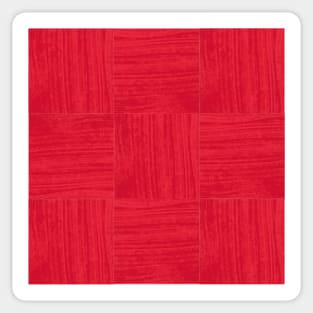 Nine Red Squares Sticker